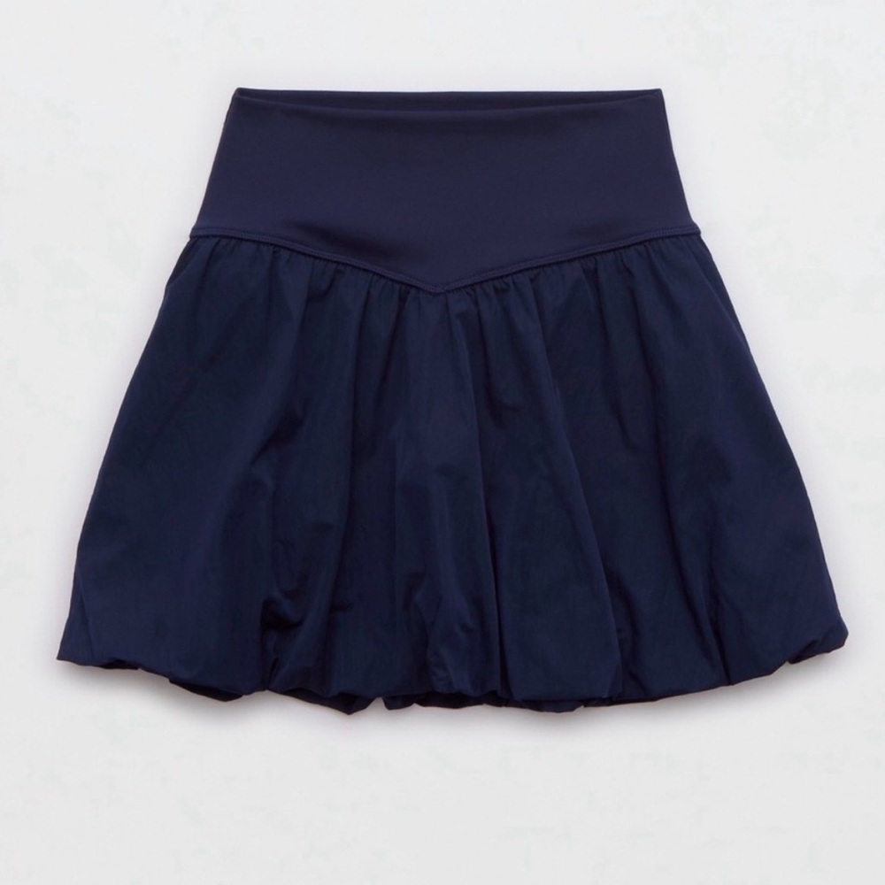 Offline by Aerie Navy Bubble Skort